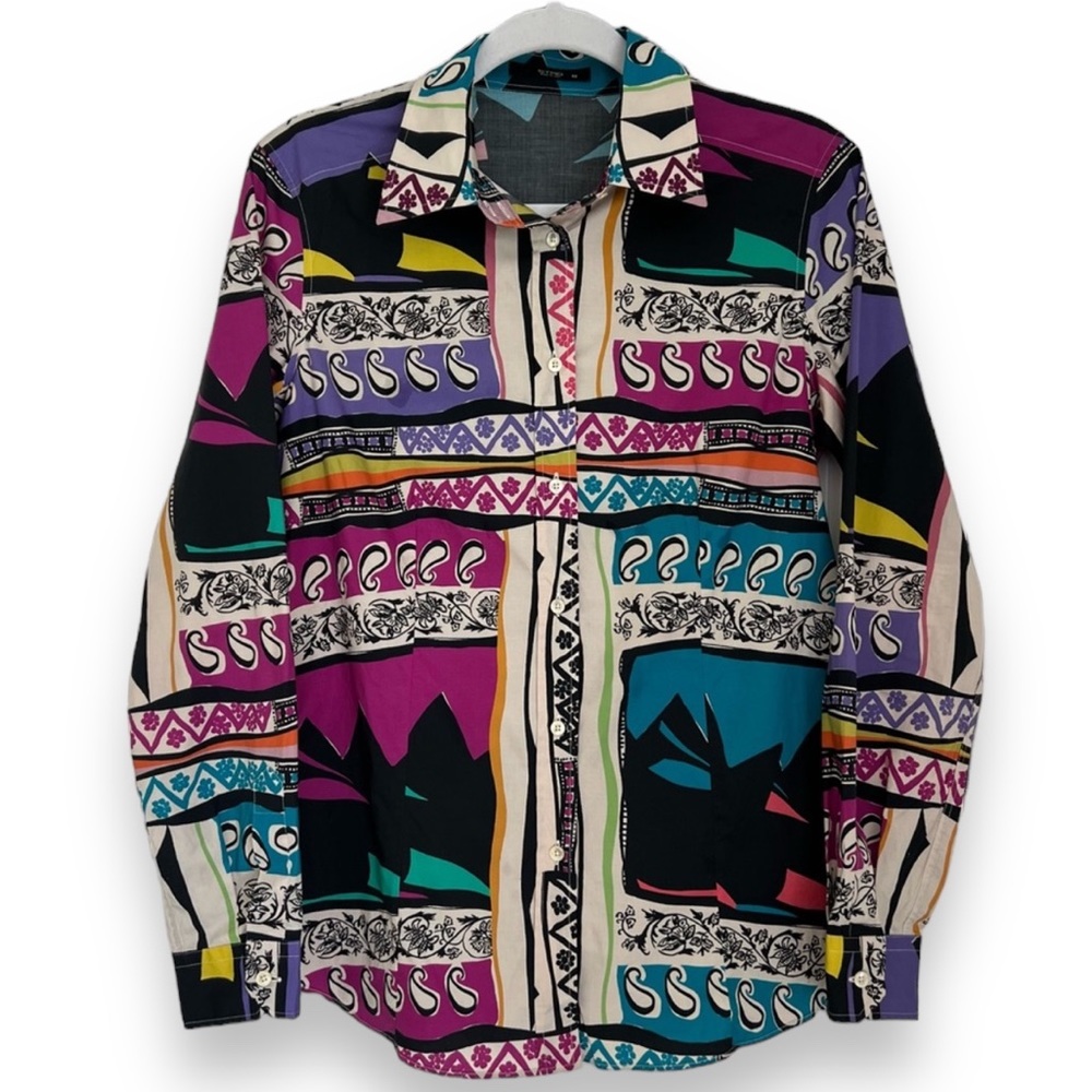 Etro Button Down Shirt Multi Color Size 44